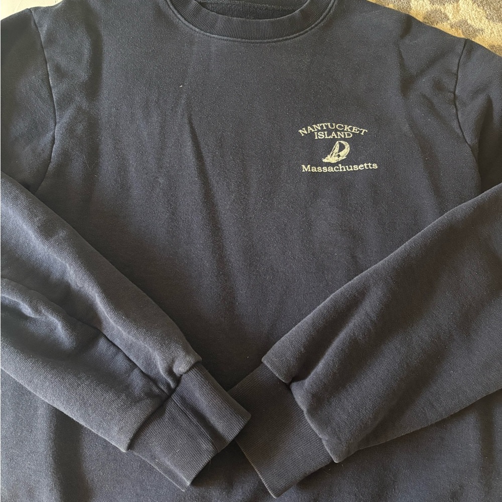 Navy Nantucket Island Sweatshirt